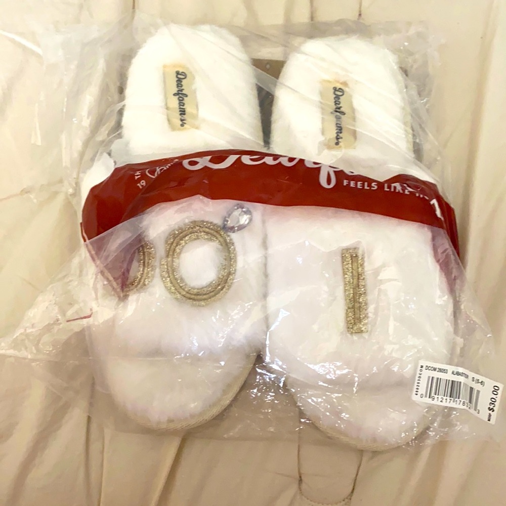 “I DO” bride slippers